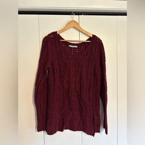 Maurices Women's Burgundy Sweater